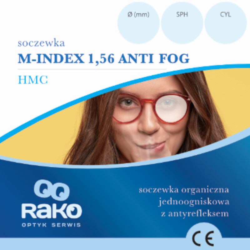 Organiczna 1,56 HMC Anti Fog