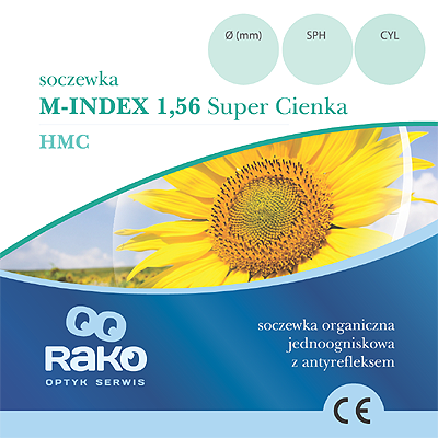 Organiczna 1,56 HMC Super Cienka