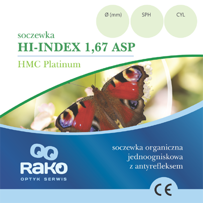 Organiczna 1,67 ASP HMC Platinum