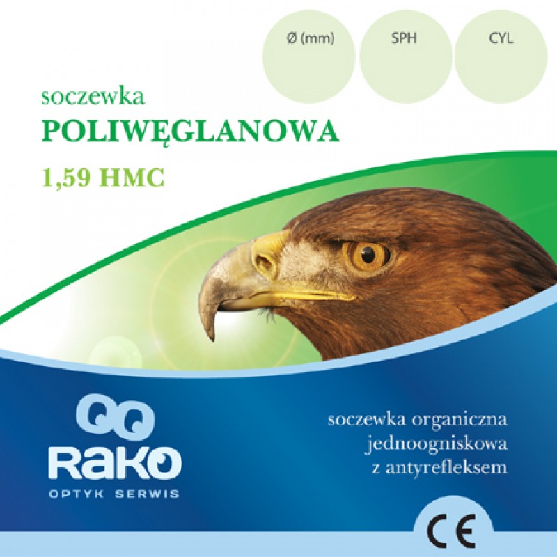 Organiczna 1,59 HMC Poliwęglan